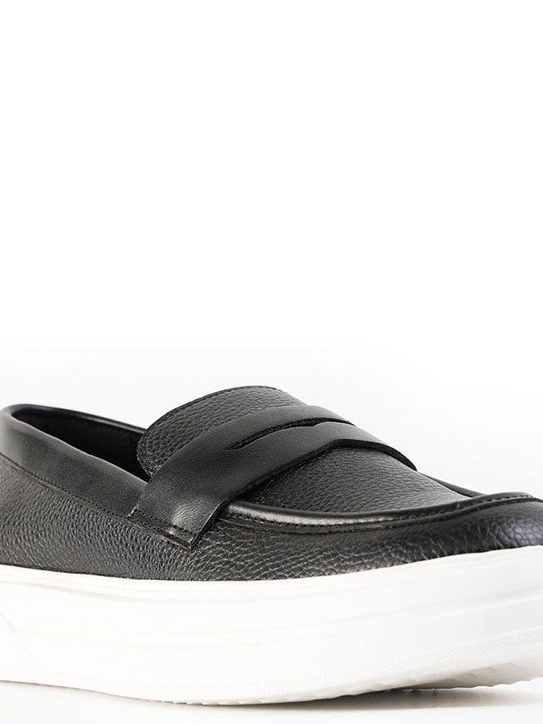 MONKSTORY Sneakers Slip-On Chunky Luxe - Hitam Diraja