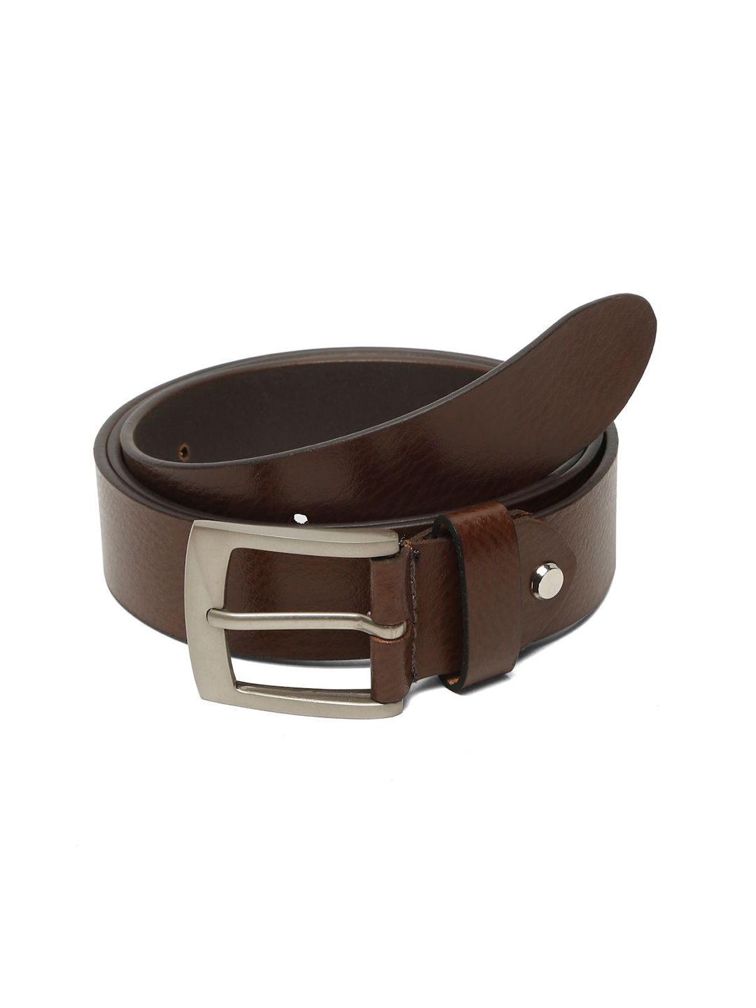 Teakwood Leathers Men Textured Leather Belt