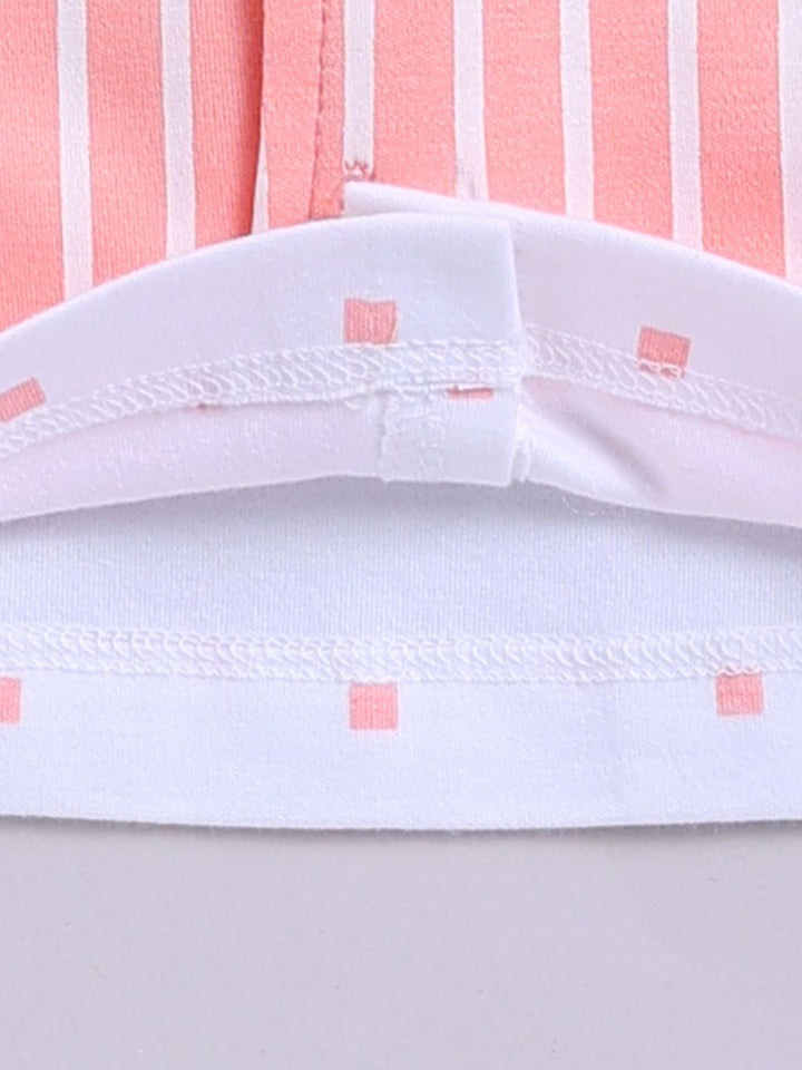 Moms Love Infant Boys Striped Pure Cotton Clothing Set