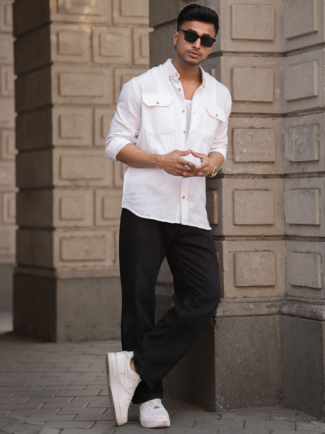 Powerlook Men Opaque Casual Shirt