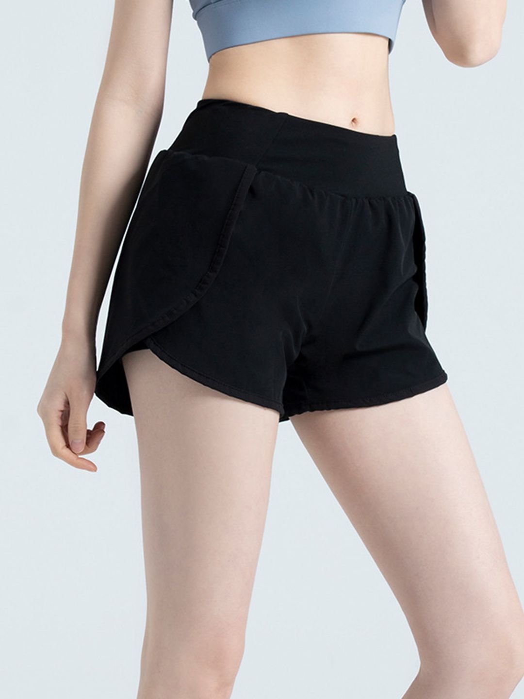 HRX by Hrithik Roshan Women Regular Fit Mid-Rise Shorts