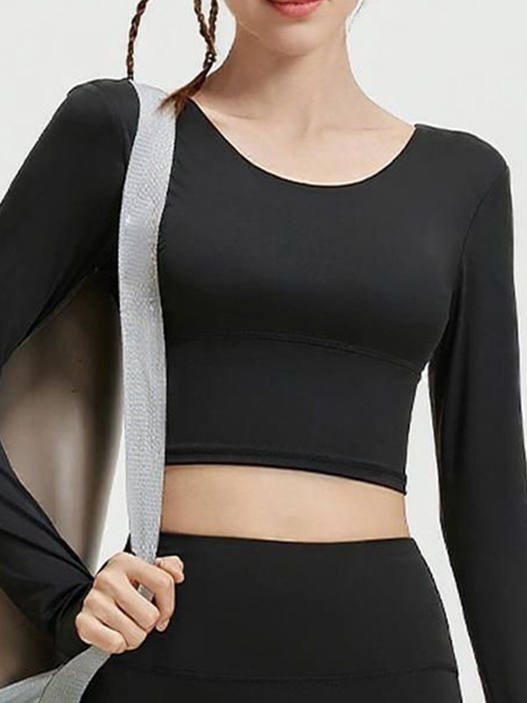 HRX by Hrithik Roshan Women Round Neck Regular Crop Top
