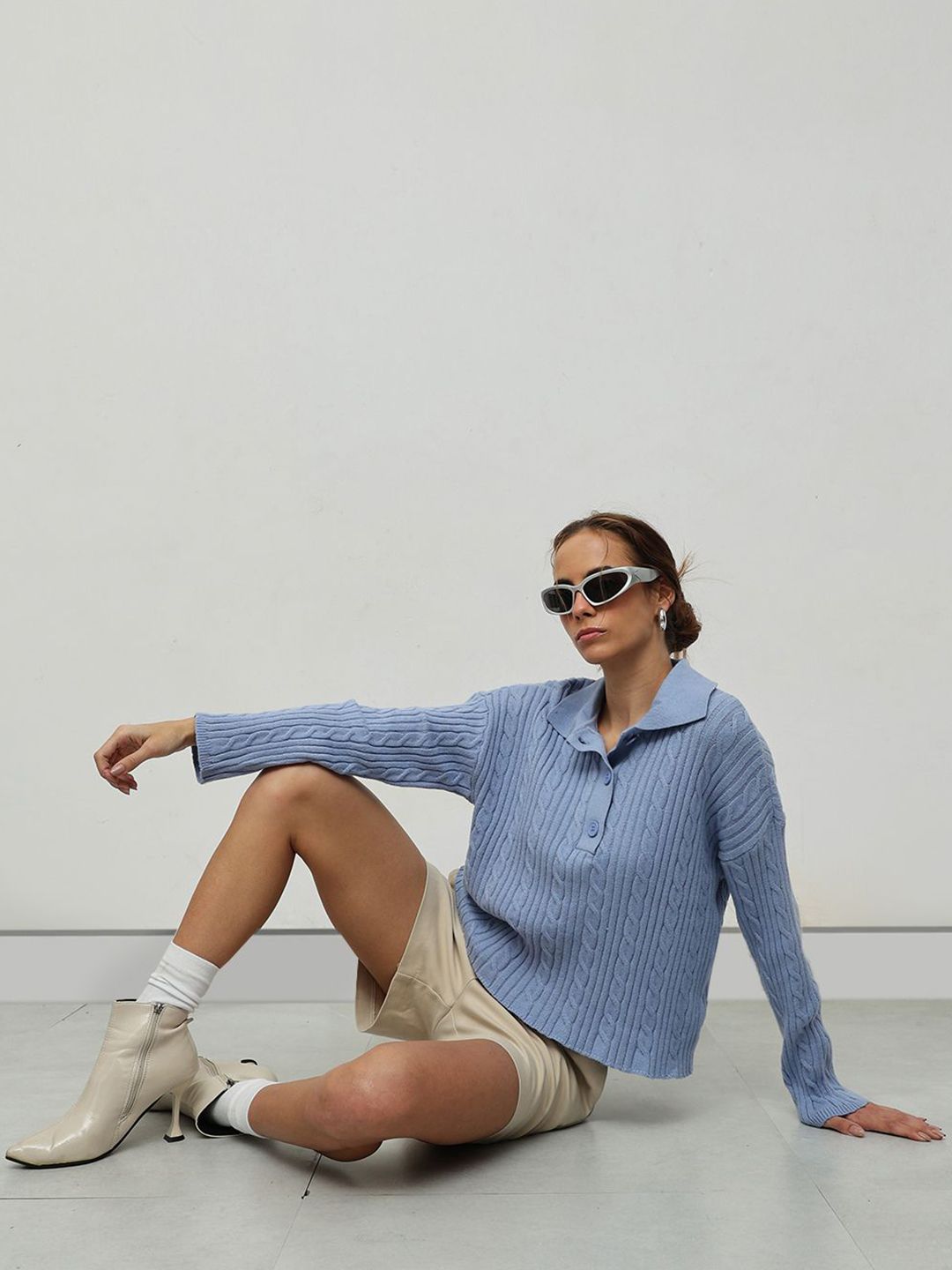STREET 9 Women Cable Knit Pullover