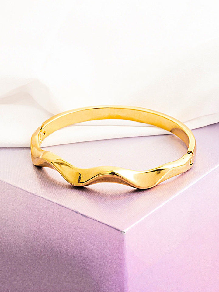 VOGUE PANASH Gold-Plated Bangle-Style Bracelet