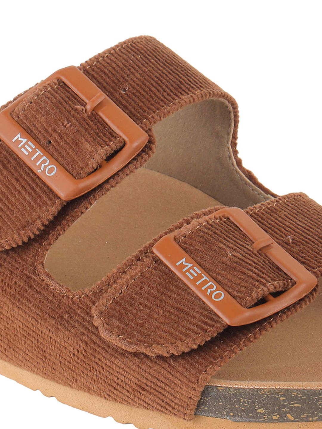 Metro Women Open Toe Flats with Buckles