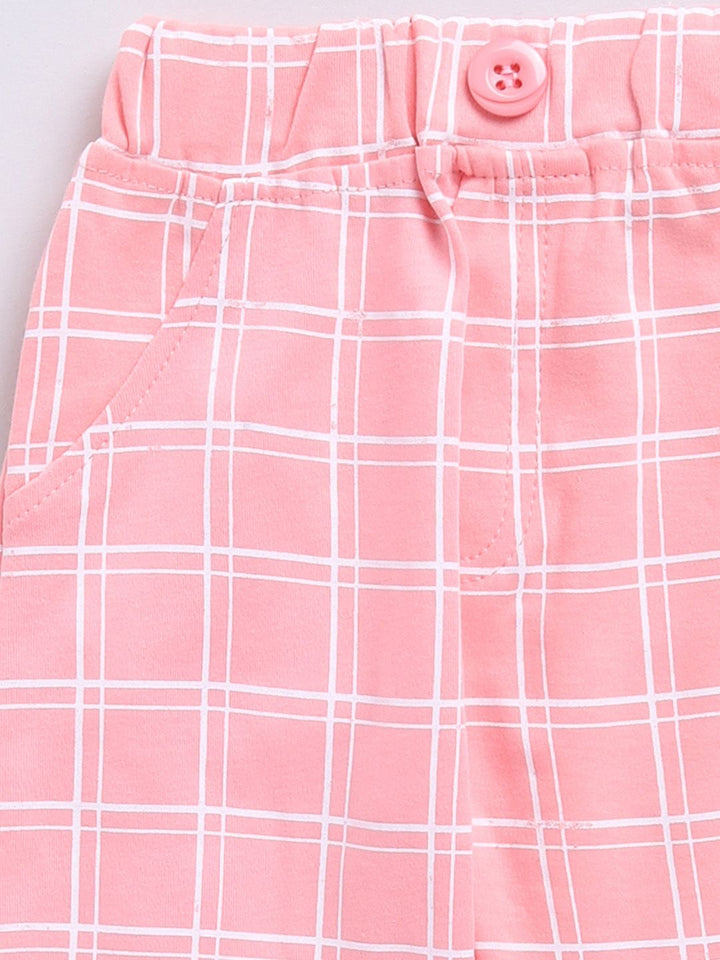 Moms Love Boys Checked Shirt with Trousers