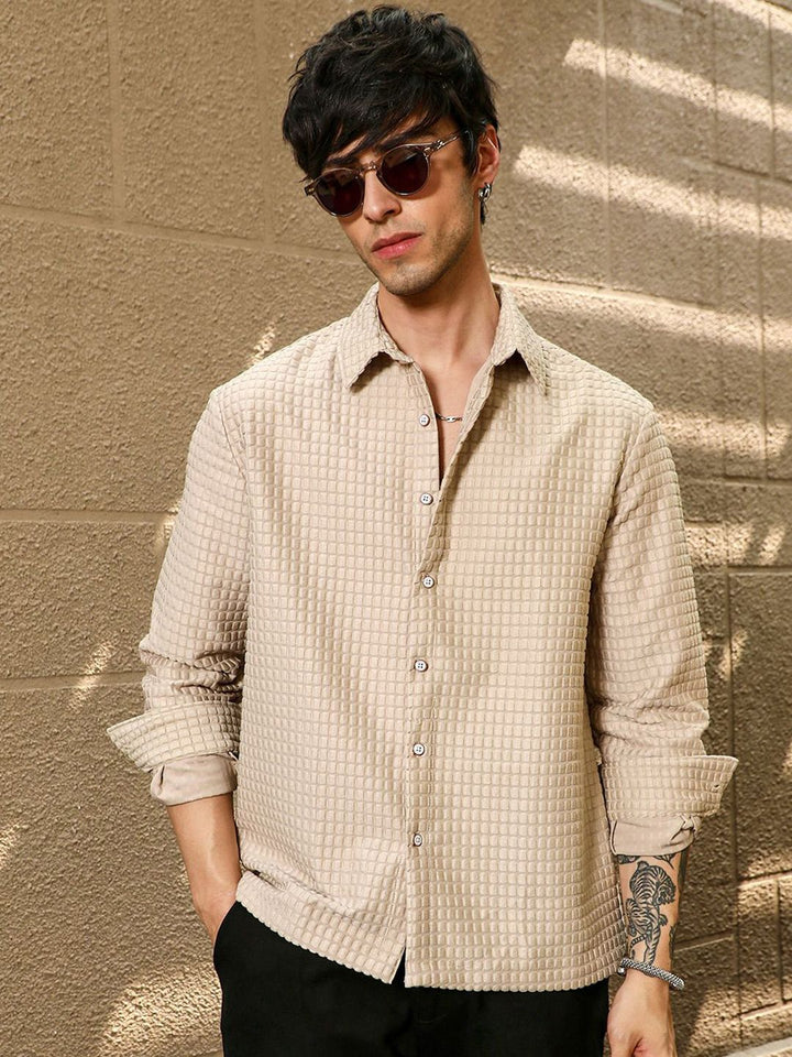Campus Sutra Men Comfort Opaque Casual Shirt