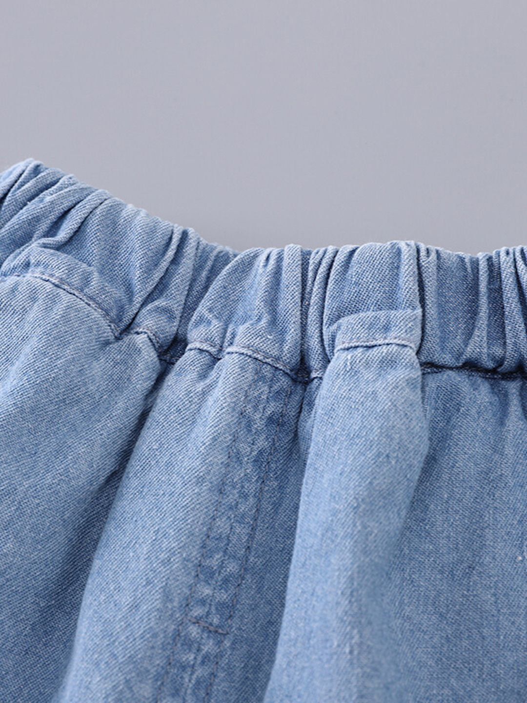 YK Kids Printed Pure Cotton Shirt With Shorts Clothing Set