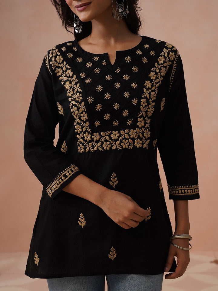 House of Chikankari Women Ethnic Motifs Embroidered Thread Work Kurta
