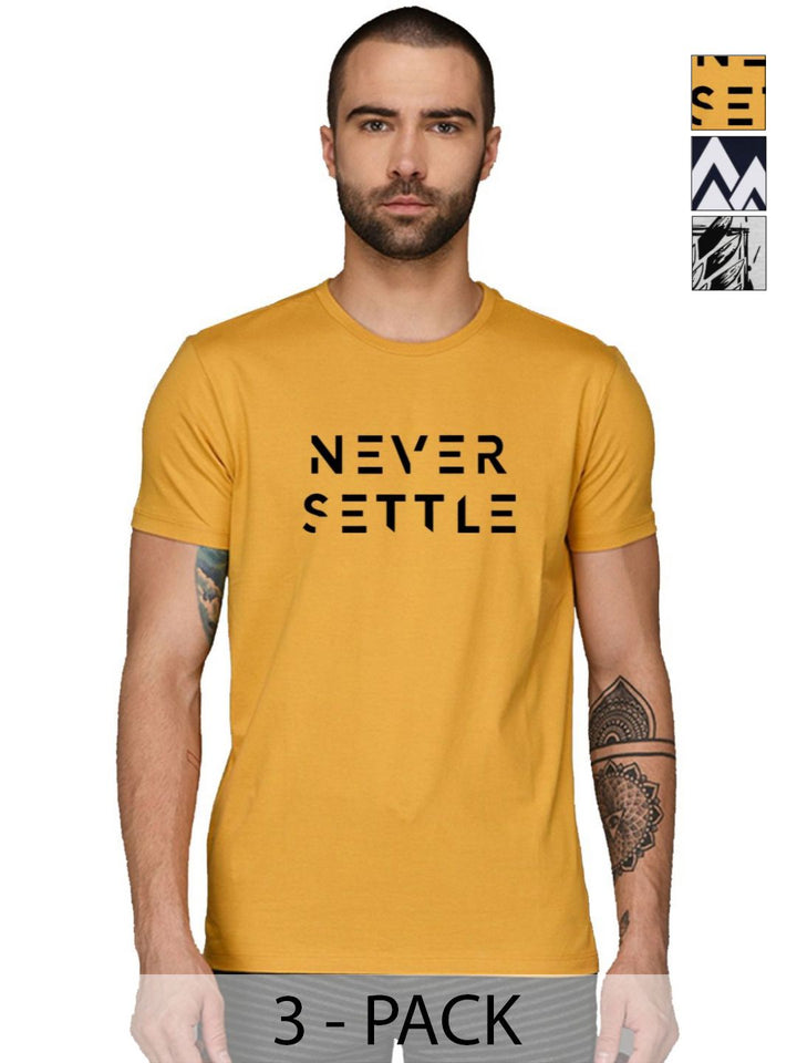 ADRO Men Printed T-shirt