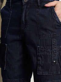 Eszett Men Baggy Seluar Denim Pertengahan Bertingkat Baggy