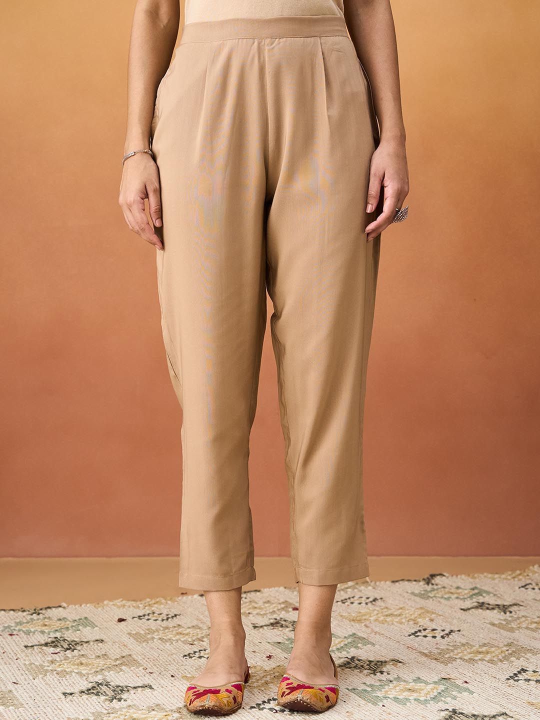 KALINI Women Ethnic Motifs Embroidered Regular Sequinned Kurta with Trousers & With Dupatta