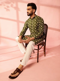 Anouk Men Paisley Printed Regular Kurta with Pyjamas