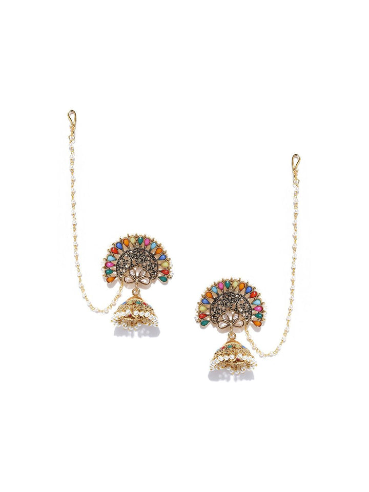 Anouk Contemporary Jhumkas Earrings