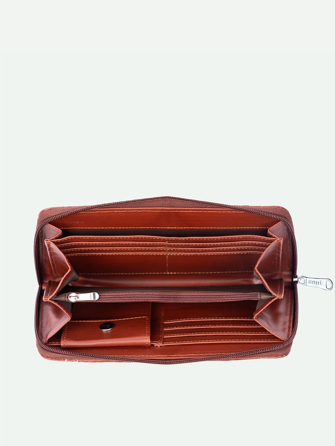 ZOUK Women Arika Zipper Wallet Nawabi Couture
