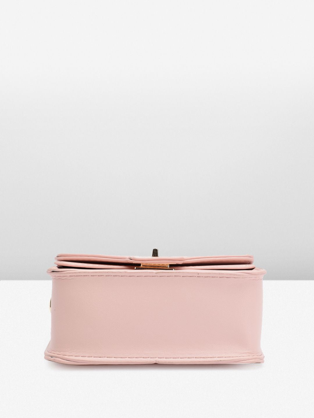 DressBerry Textured Structured Satchel Bag