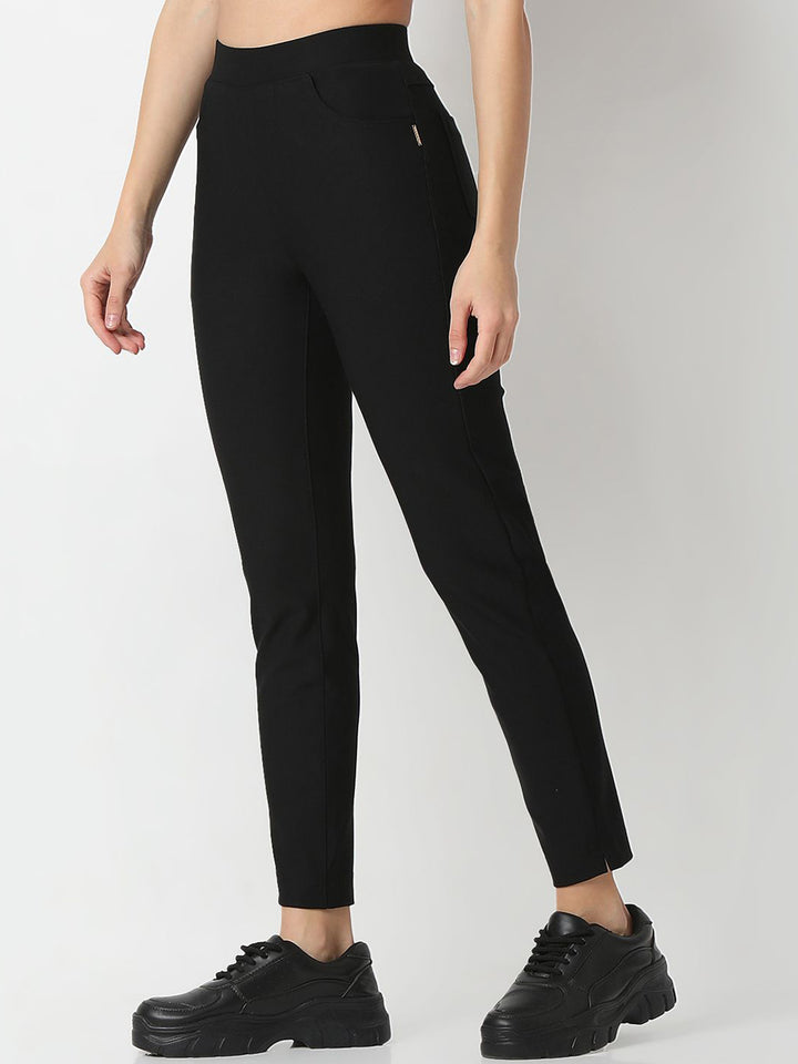 SPYKAR Women High Rise Skinny Fit Trousers