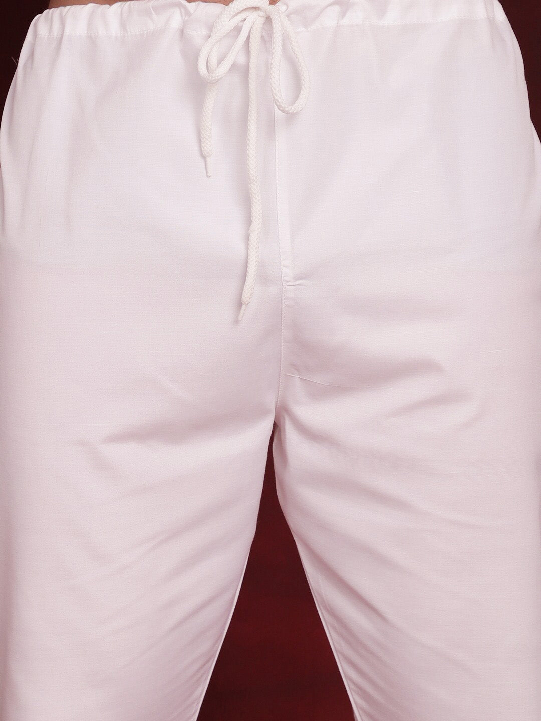 Jompers Embroidered Regular Sequinned Pure Cotton Kurta with Pyjamas