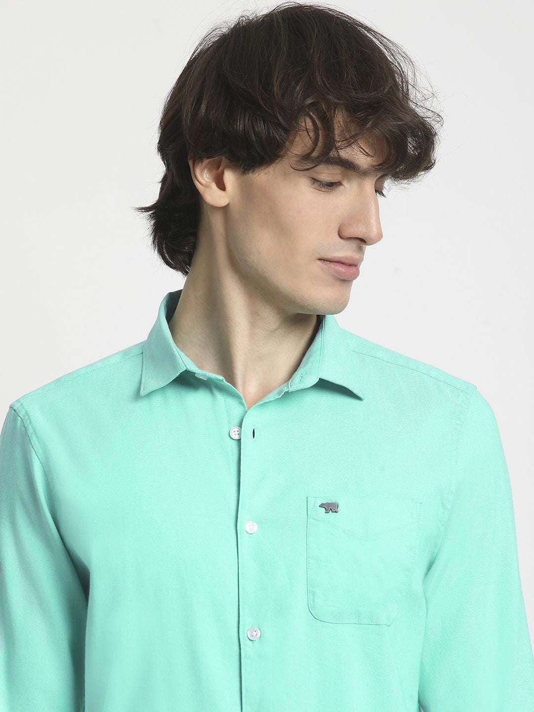 THE BEAR HOUSE Men Slim Fit Opaque Casual Shirt