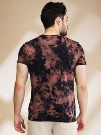 Being Human Printed Raw Edge Pure Cotton T-shirt