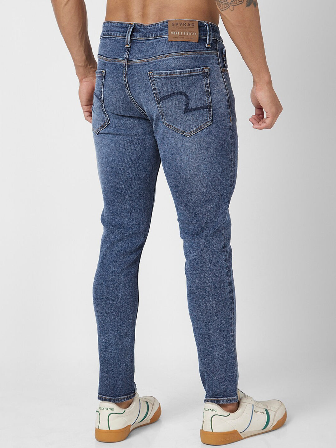 SPYKAR Men Mid-Rise Kano Slim Fit Stretchable Jeans