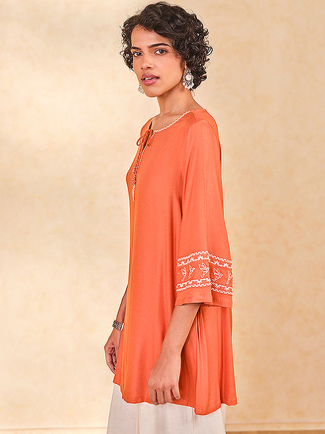 Global Desi Embroidered Tunic