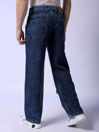 The Indian Garage Co Men Baggy Fit Light Fade Cargo Jeans