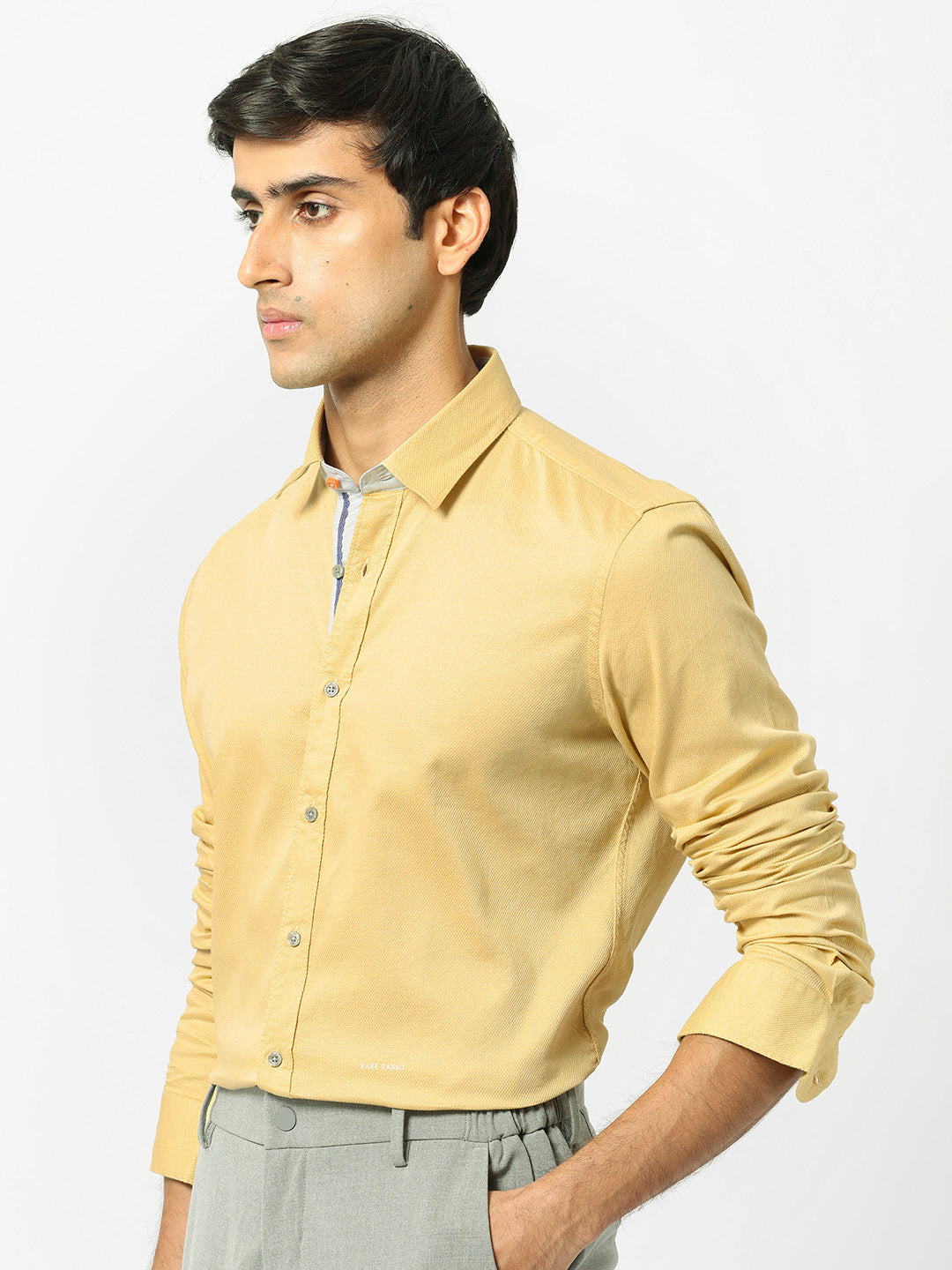 RARE RABBIT Men Monds Slim Fit Cotton Shirt