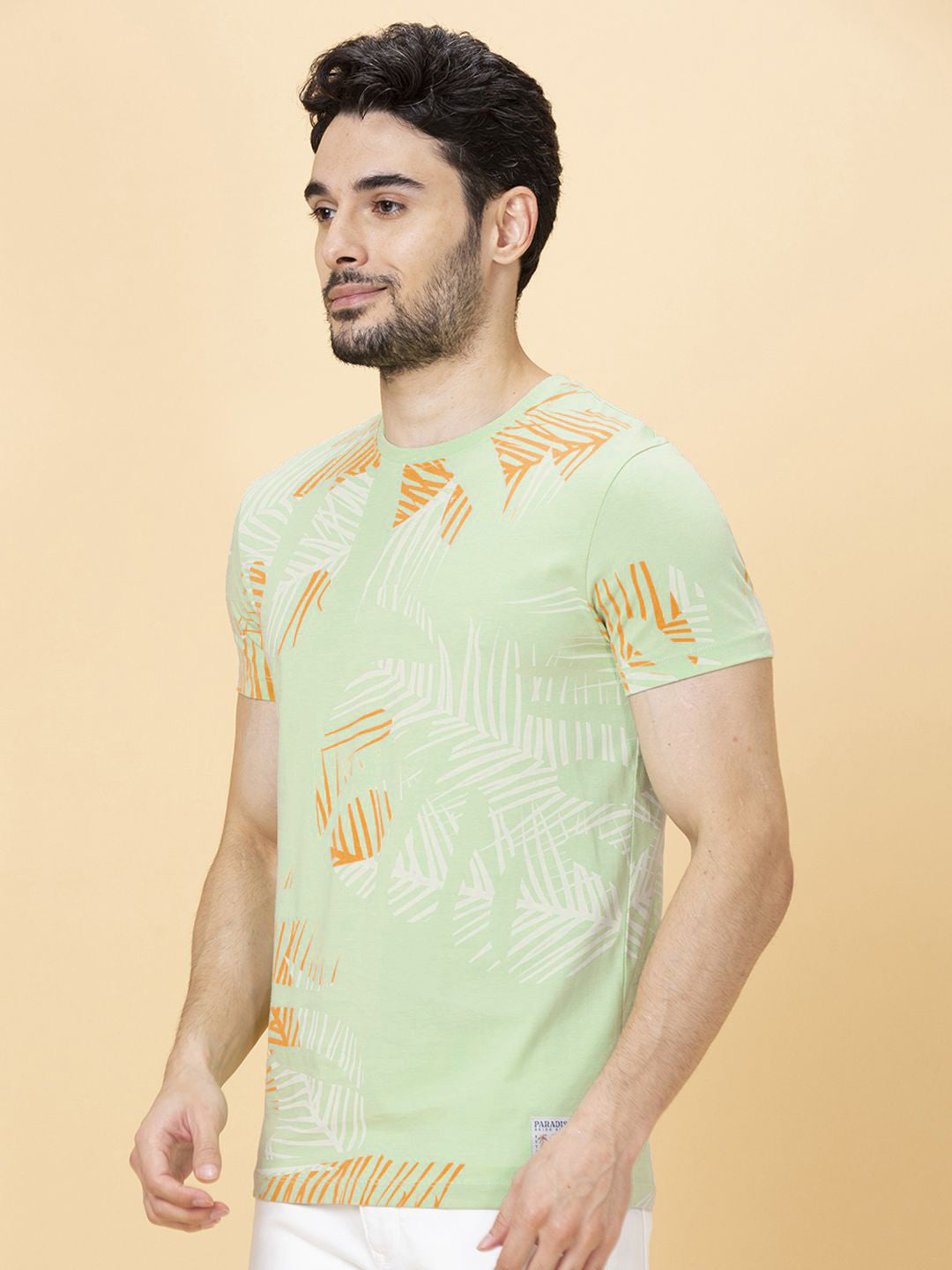 Being Human Men Round Neck Pure Cotton Printed T-shirt