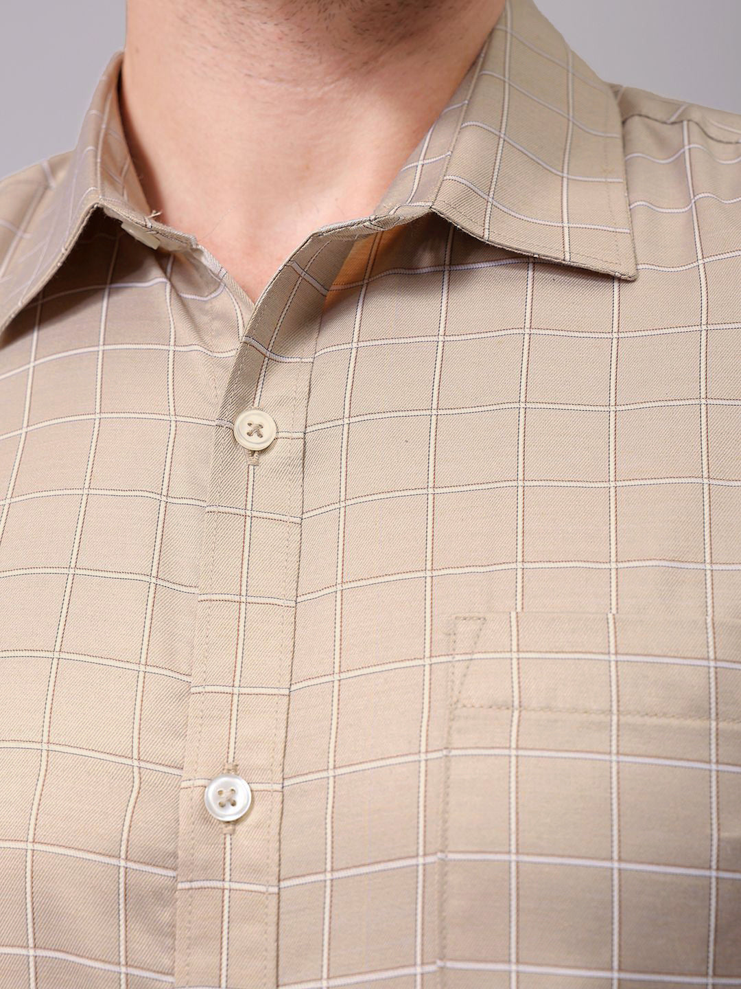 The Indian Garage Co. X Luxe Men Slim Fit Multi Stripes Opaque Striped Formal Shirt