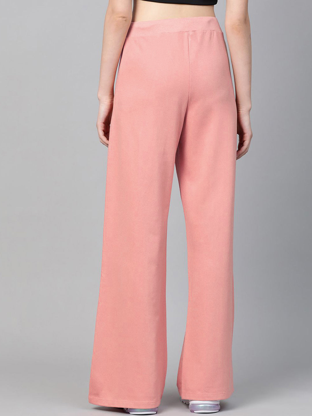 SASSAFRAS Women Wide Leg Cotton Track Pants