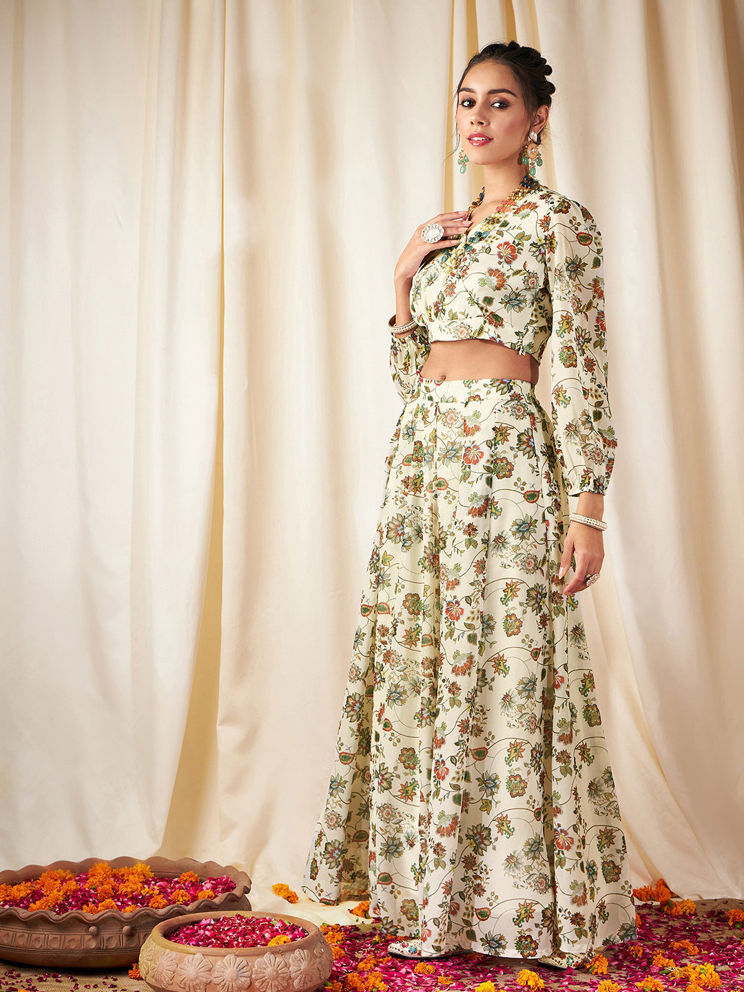 Shae by SASSAFRAS Printed Ready to Wear Lehenga & Choli
