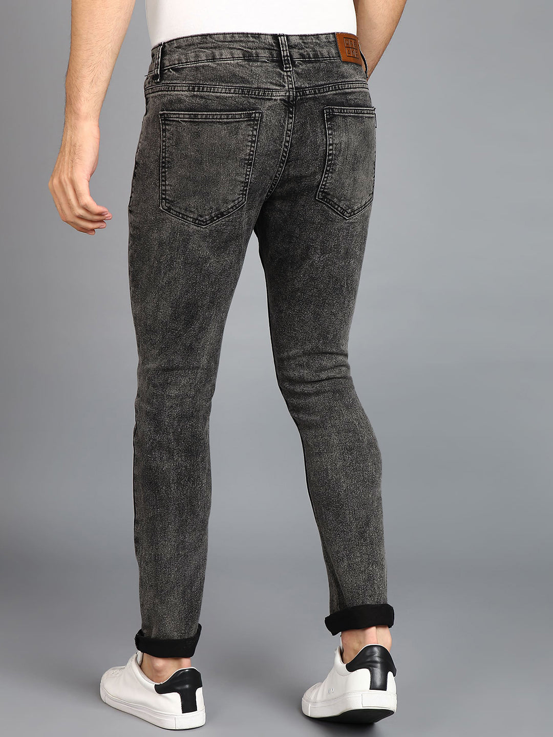 Urbano Fashion Men Clean Look Heavy Fade Stretchable Jeans