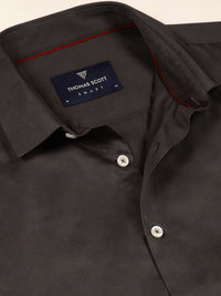 Thomas Scott Men Cotton Premium Slim Fit Opaque Formal Shirt