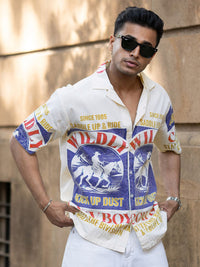 Powerlook Men Opaque Printed Casual Shirt