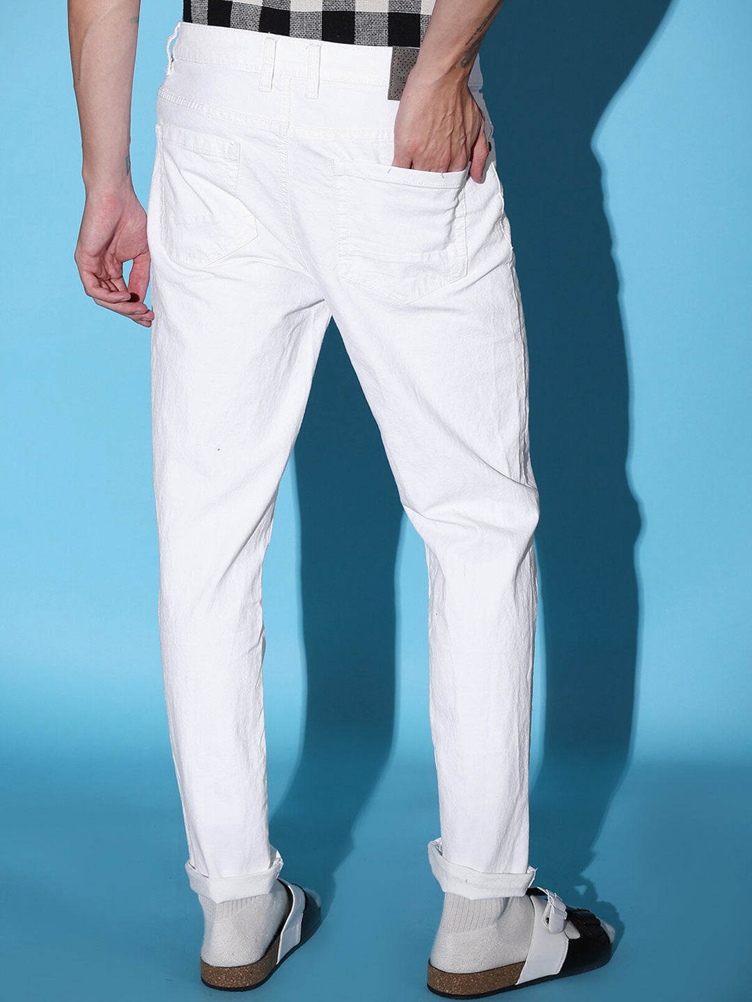 The Indian Garage Co Men Mid-Rise Slim Fit Jeans