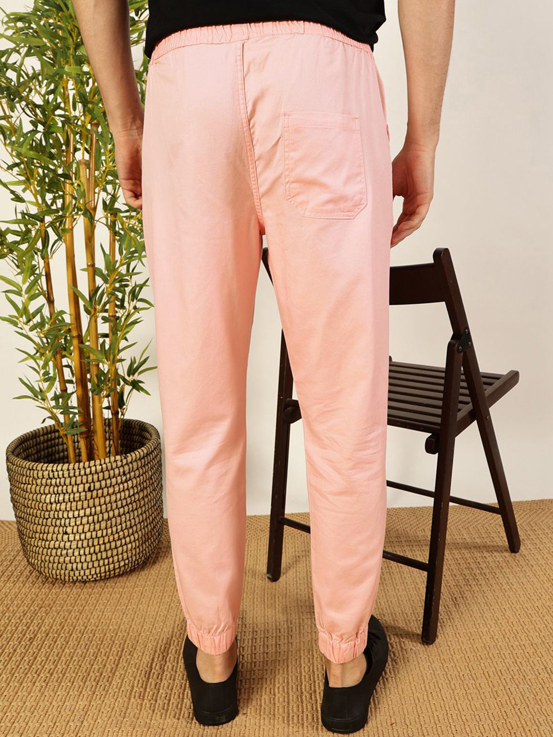 Thomas Scott Men Classic Regular Fit Cotton Joggers Trousers