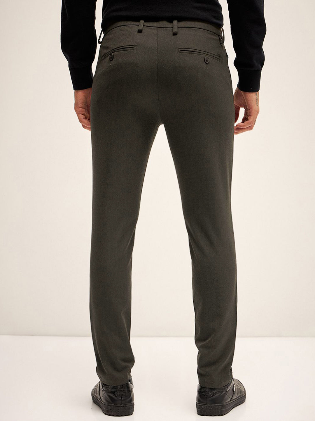 THE BEAR HOUSE Men Slim Fit Trousers