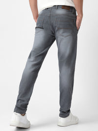 Urbano Fashion Men Grey Slim Fit Mid-Rise Clean Look Stretchable Jeans