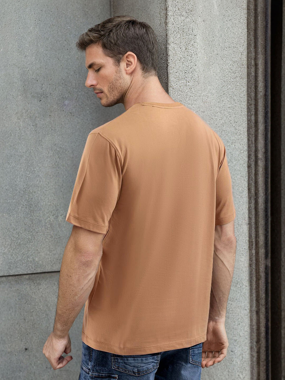 The Indian Garage Co Round Neck Cotton T-shirt