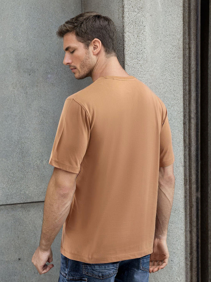 The Indian Garage Co Round Neck Cotton T-shirt