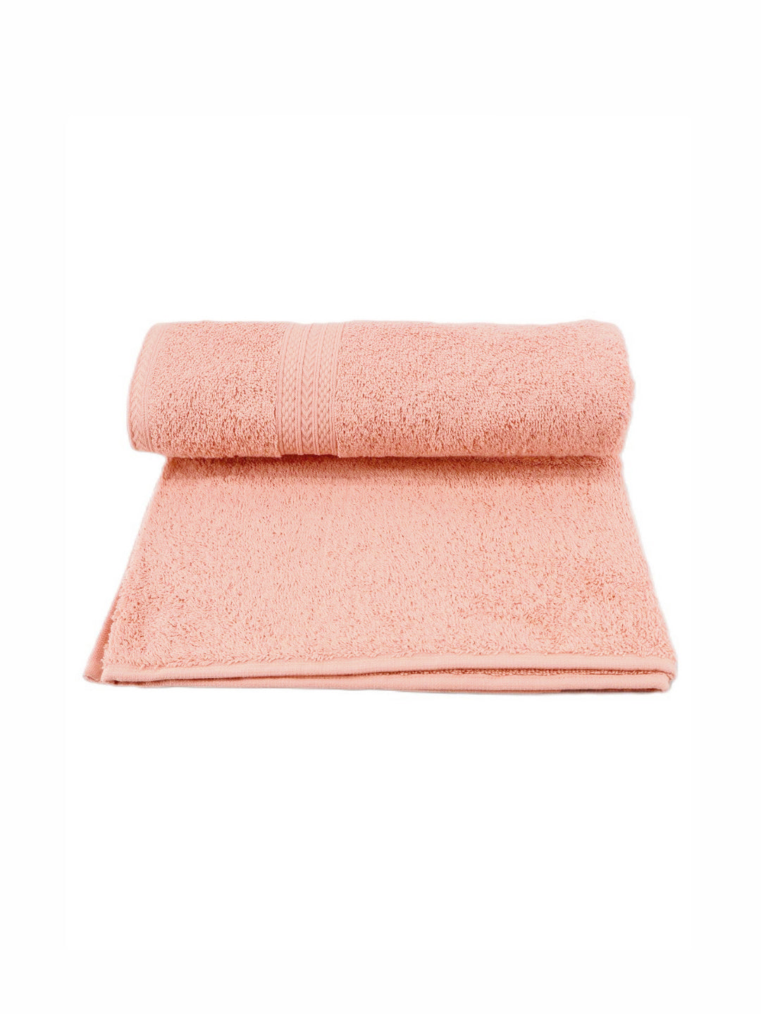 BOMBAY DYEING Peach-Coloured 1 Pcs Cotton 450 GSM Bath Towel