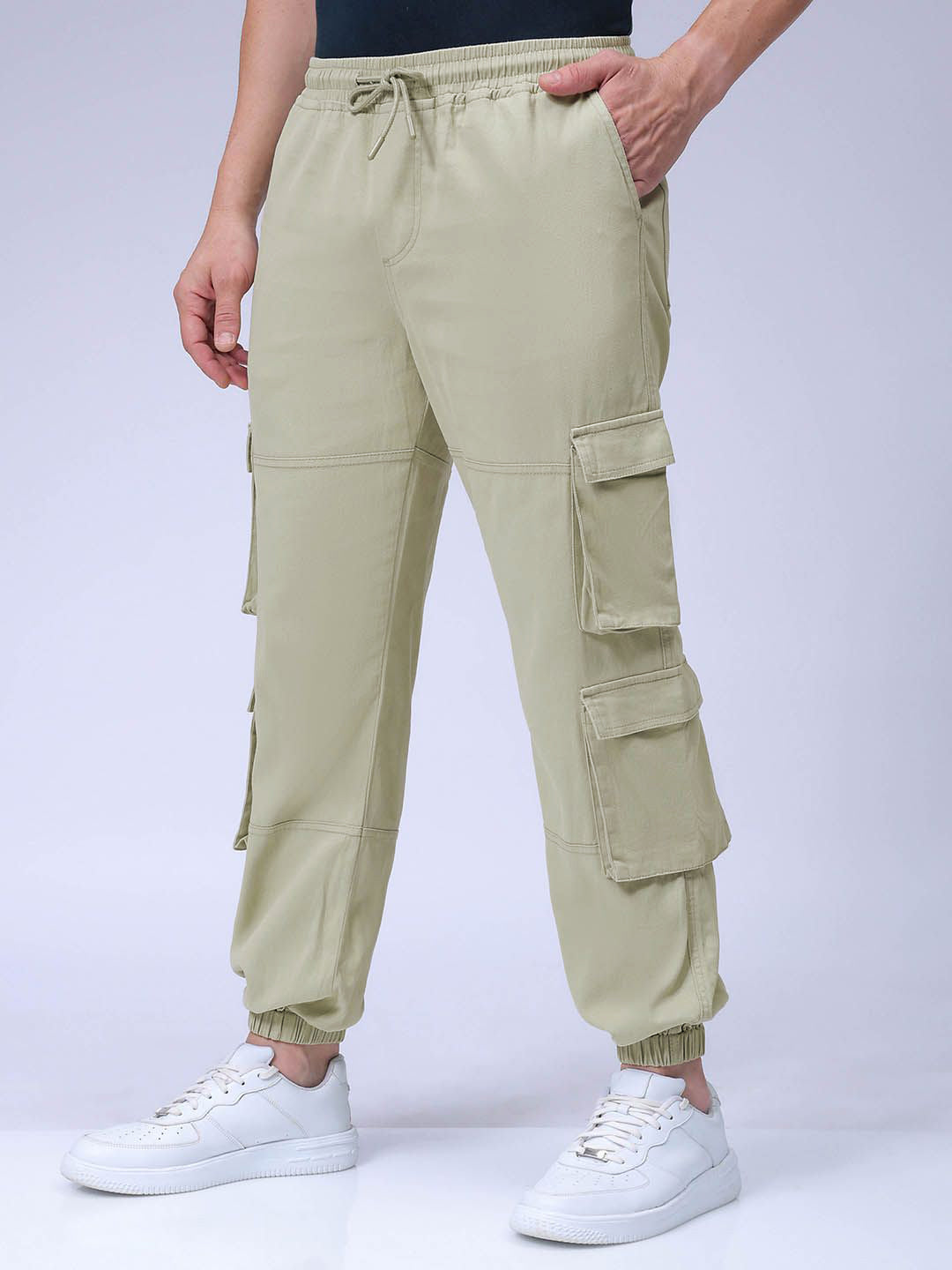 The Indian Garage Co Men Cargos Trousers