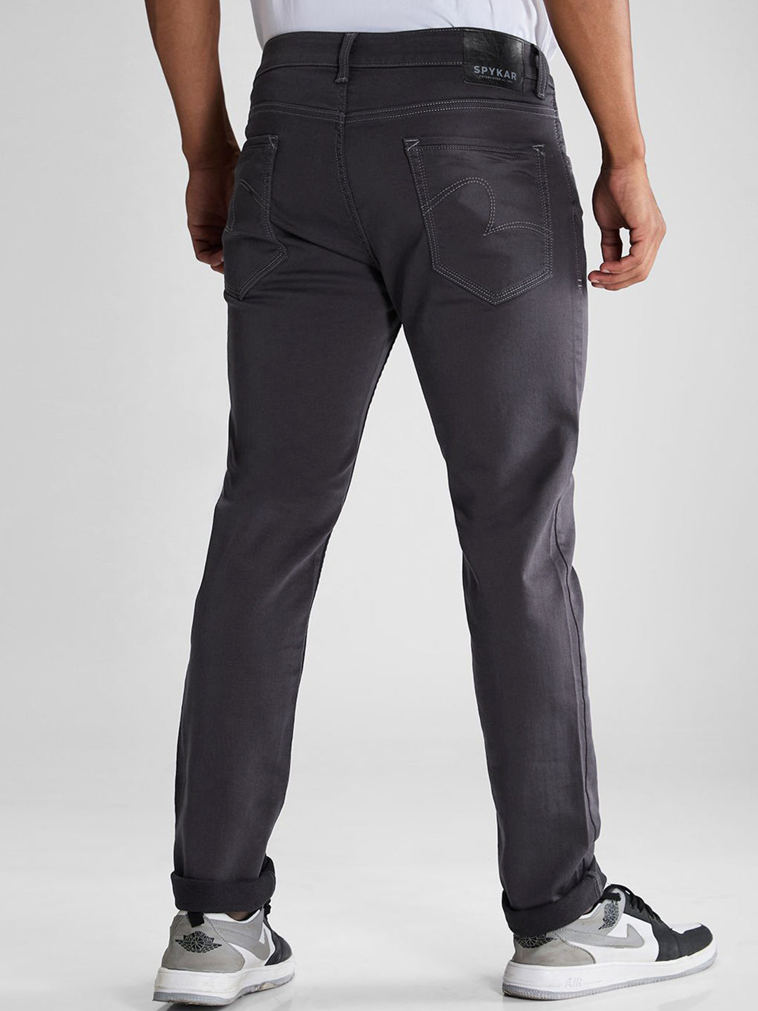 SPYKAR Men Skinny Fit Low-Rise Light Fade Stretchable Jeans