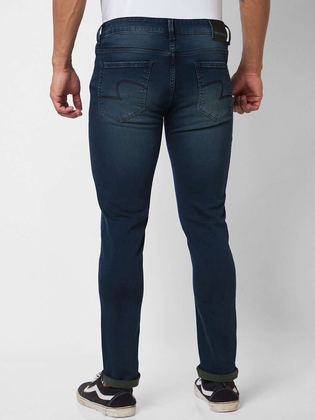 SPYKAR Men Skinny Fit Low-Rise Light Fade Stretchable Jeans