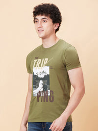 Being Human Graphic Printed Short Sleeves Pure Cotton T-shirt