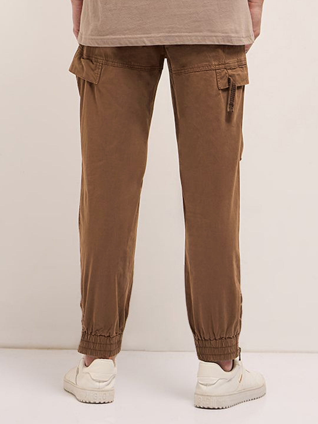 THE BEAR HOUSE Men Cotton Slim Fit Cargos