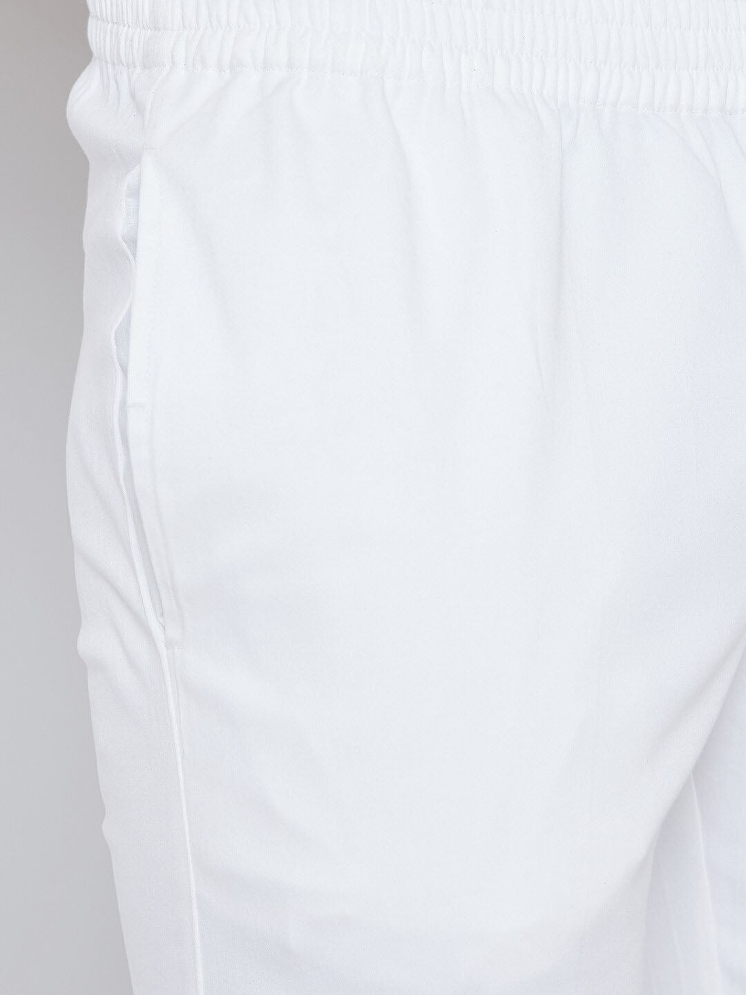 See Designs Men Navy Blue & White Printed Kurta with Pyjamas