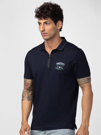 SPYKAR Men Cotton Polo Collar T-shirt