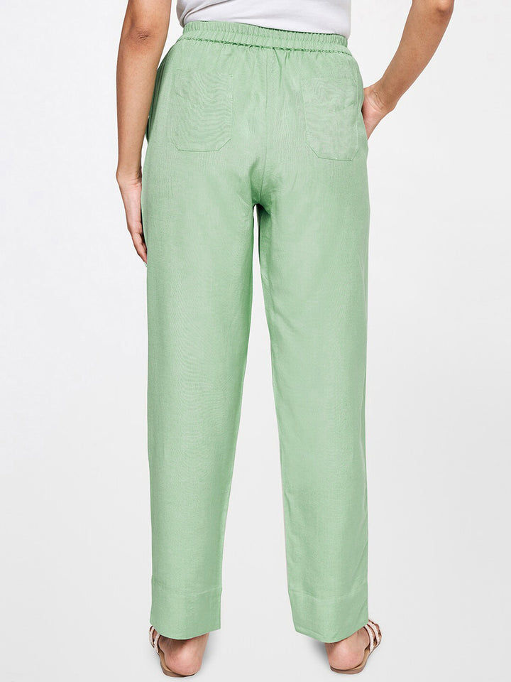 Global Desi Women Straight Fit Trousers